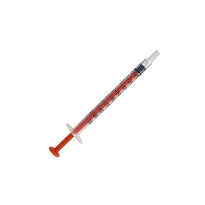 Seringa Descartável 1ml Insulina Sem Agulha Luer Slip