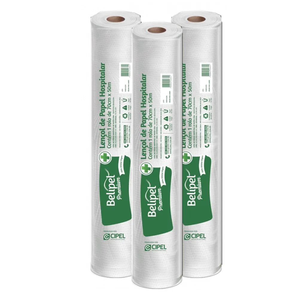 Lençol de Papel 70cm x 50m