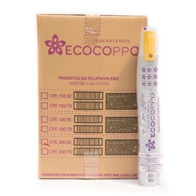 Copo Descartável 200ml c/ 100 unidades