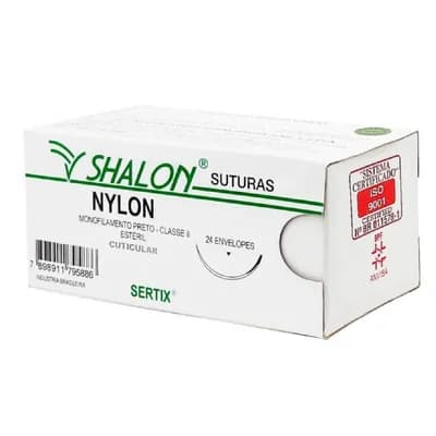 Fio Nylon 6.0 Cuticular c/ Ag