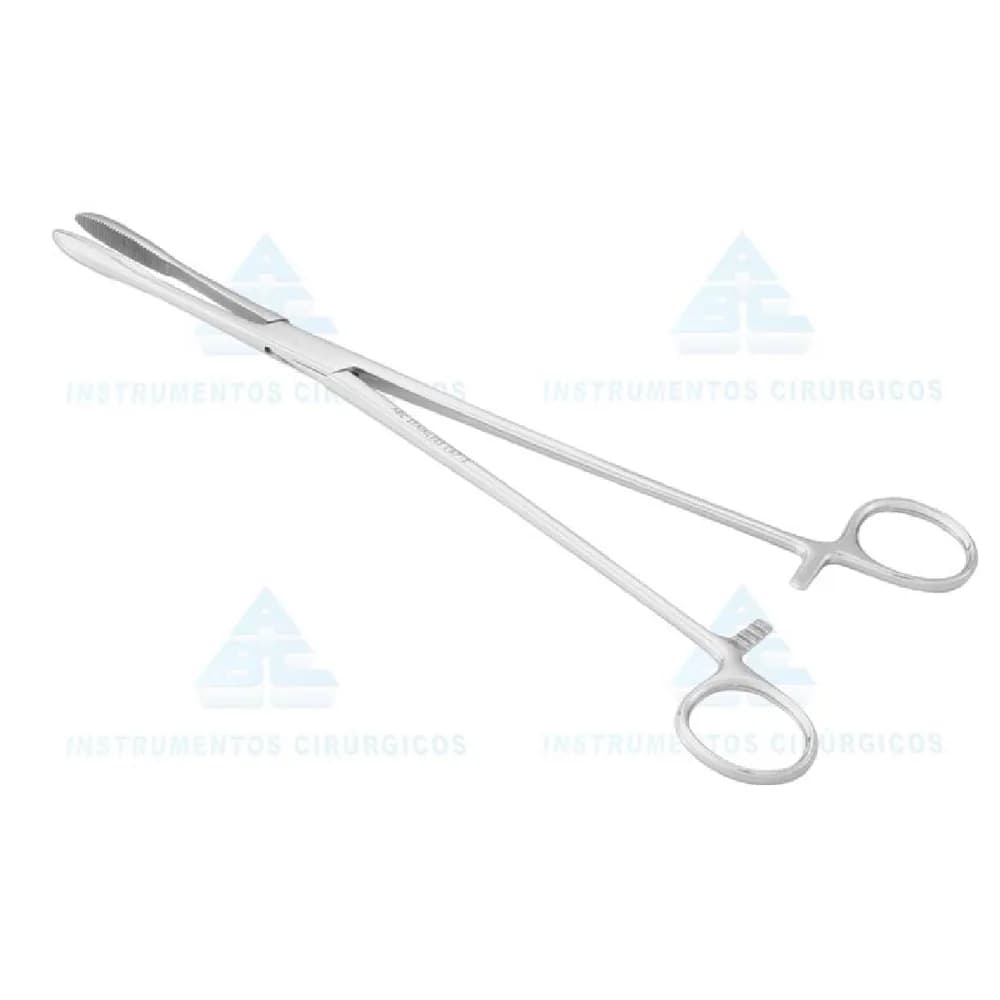 Pinça Collin para Curativo Uterino 25cm