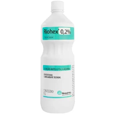 Riohex Clorexidina 0,2% Solução Aquosa 1L