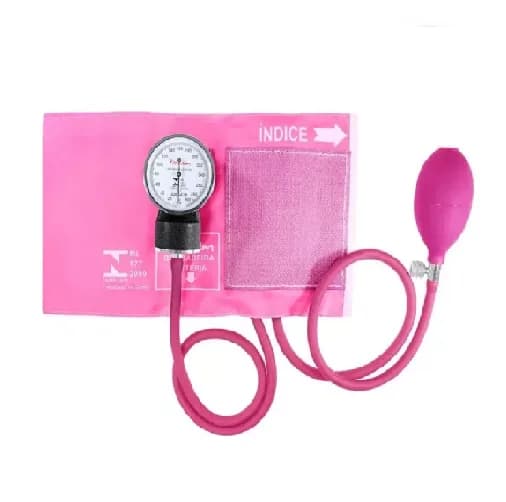 Aparelho de Pressão Nylon Velcro Adulto Rosa