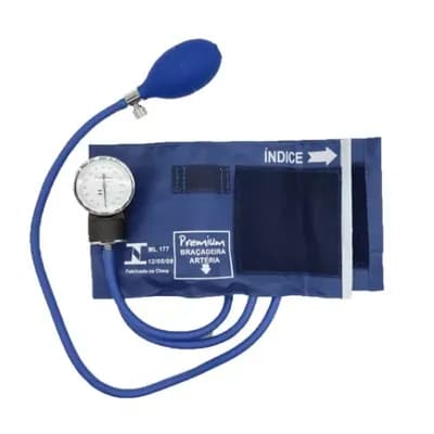 Aparelho de Pressão Nylon Velcro Adulto Azul