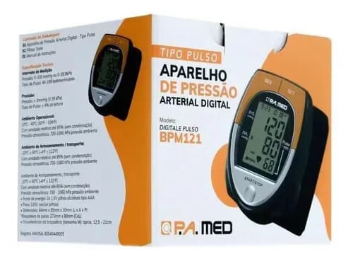 Aparelho de Pressão Arterial Digital – Tipo Pulso
