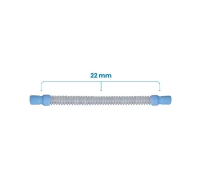 Traqueia em Silicone (Ponteira 22 x 22 mm, Comprimento 22 x 1200 mm)