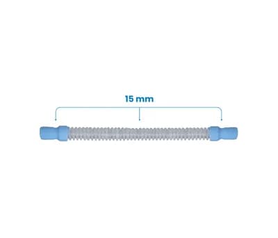 Traqueia em Silicone (Ponteira 15 x 15 mm, Comprimento 15 x 1200 mm)