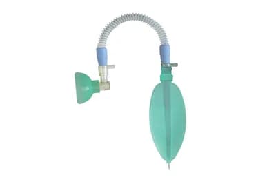 Sistema Baraka Infantil com Balão em Silicone 500 mL, Traqueia e Máscara em Silicone N° 2