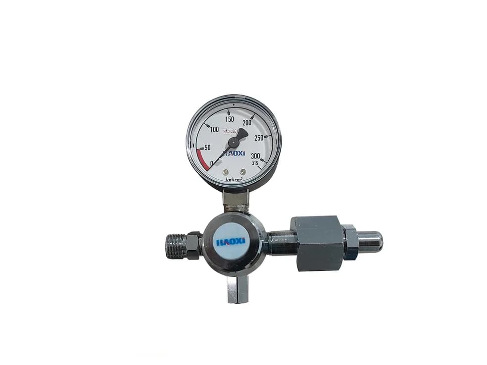 Válvula Reguladora de Pressão Fixa para Cilindro de Oxigênio
