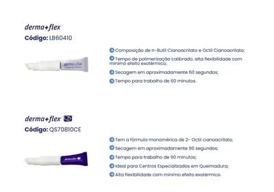 Cola Cirúrgica Derma + Flex
