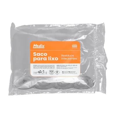 Saco para lixo resíduos infectantes