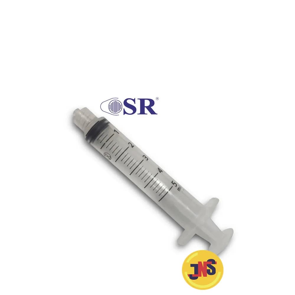 Seringa de 5ml sem Agulha Bico de Rosca