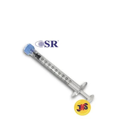 Seringa de 1ml sem Agulha Bico de Rosca