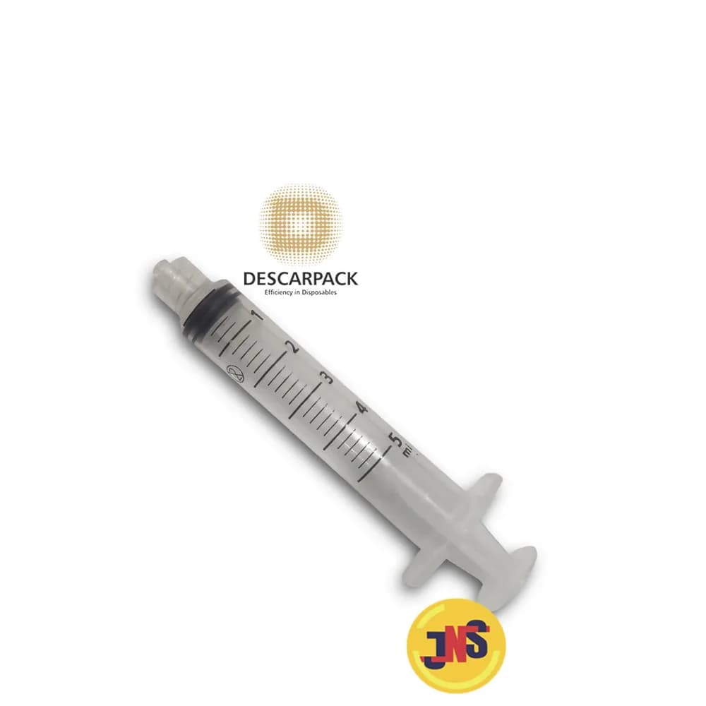 Seringa de 5ml sem Agulha Bico de Rosca