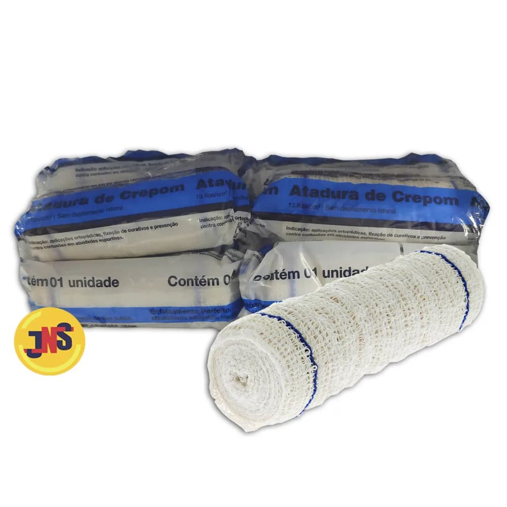 Atadura de Crepom 10cm x 1,8m 13 Fios