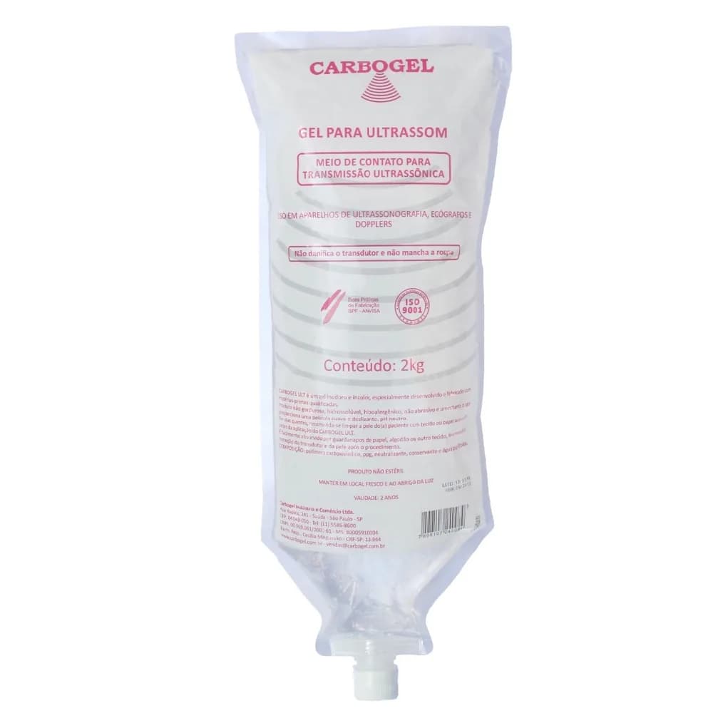 Gel para Ultrassom 2kgs Bolsa