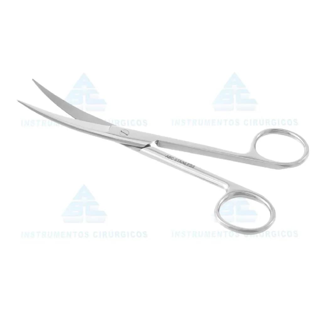 Tesoura Cirúrgica 15cm Curva Fina